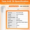 image:imageSylvania 20 Pack T8 Type B LED Bulbs 4 Foot 18W 2500 LMS 5000K 40W Equivalent Ballast Bypass Single or Double Ended Power 48 LED Linear Tube PET Coated G13 Base 80 CRI UL Listed  428556000k