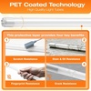 image:imageSylvania 20 Pack T8 Type B LED Bulbs 4 Foot 18W 2500 LMS 5000K 40W Equivalent Ballast Bypass Single or Double Ended Power 48 LED Linear Tube PET Coated G13 Base 80 CRI UL Listed  428556000k